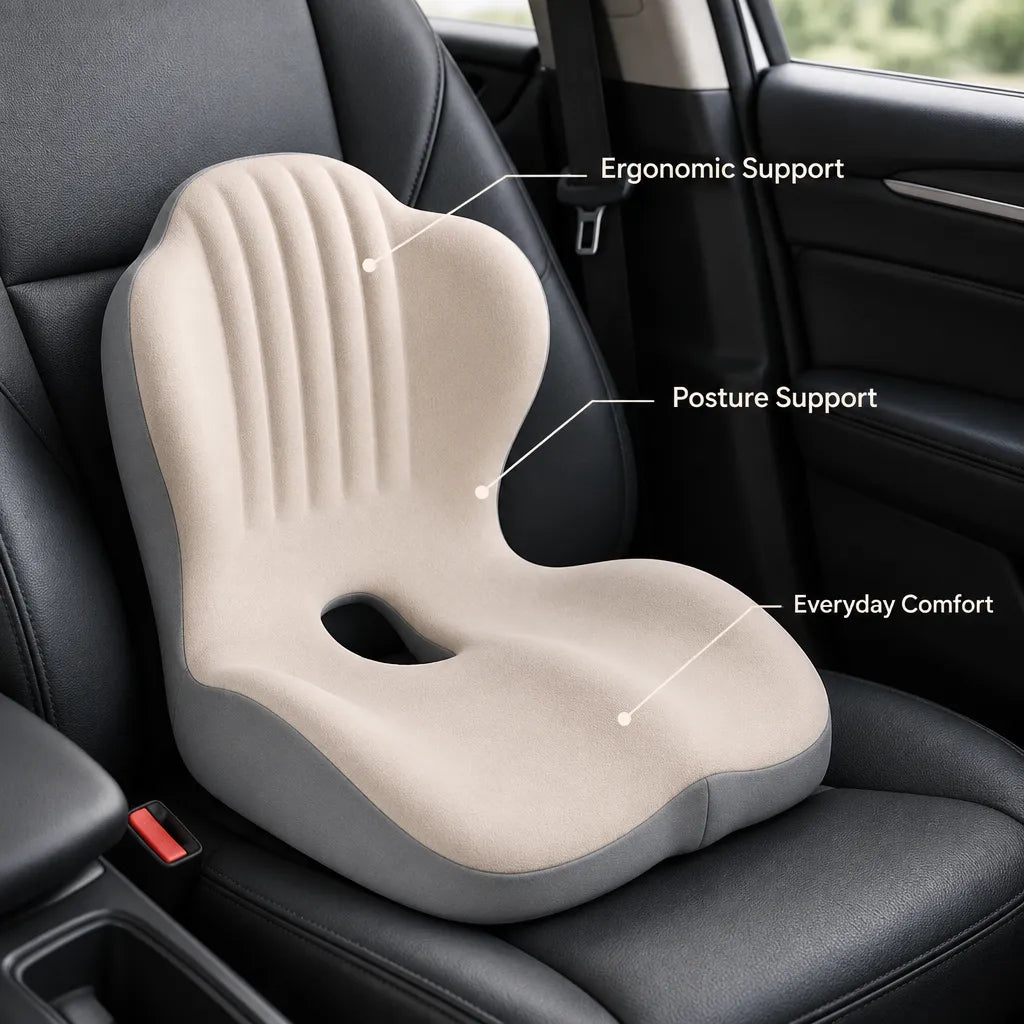 ErgoCareUS ErgoComfort™ Memory Foam Cushion