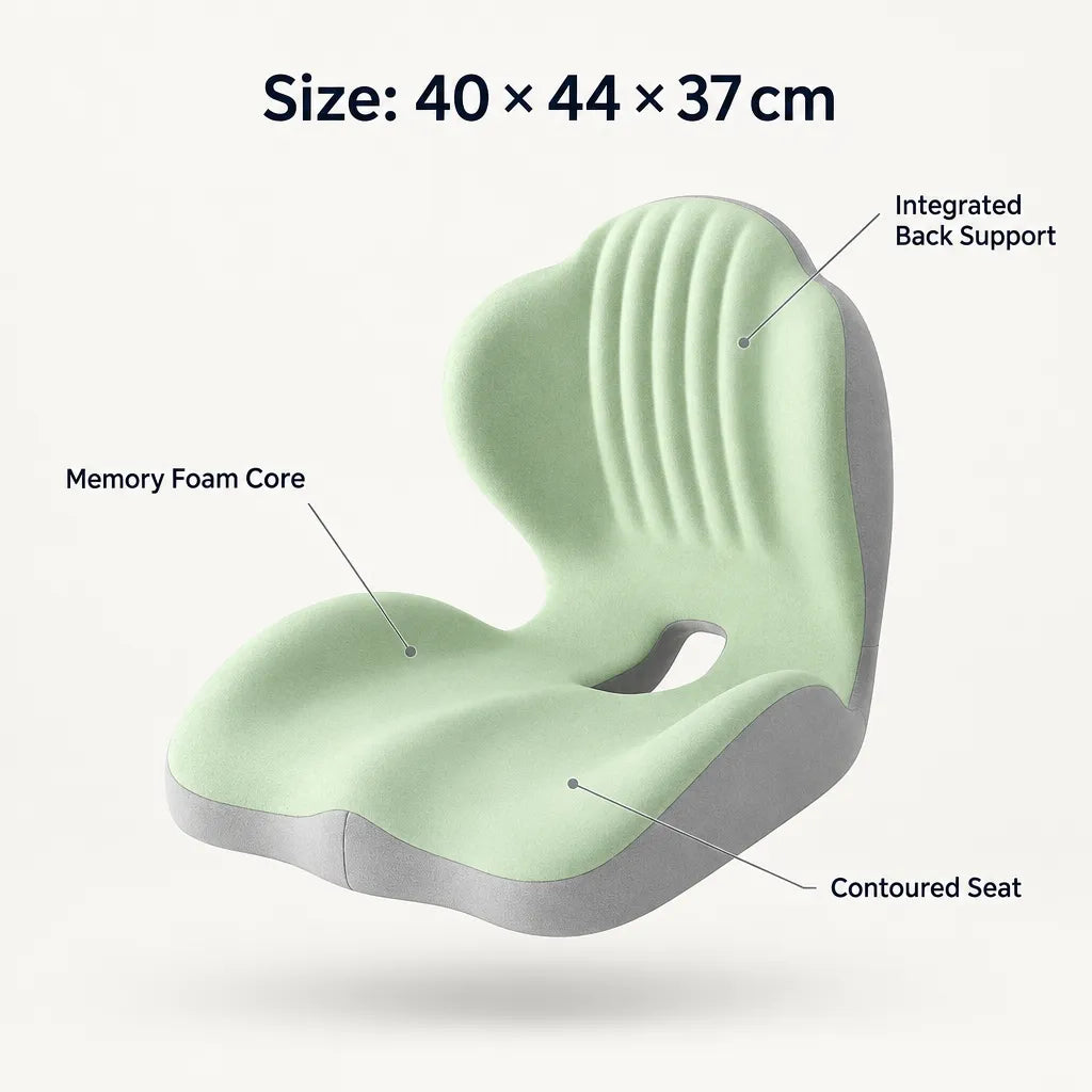 ErgoCareUS ErgoComfort™ Memory Foam Cushion